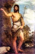 TIZIANO Vecellio St. John the Baptist er oil painting reproduction
